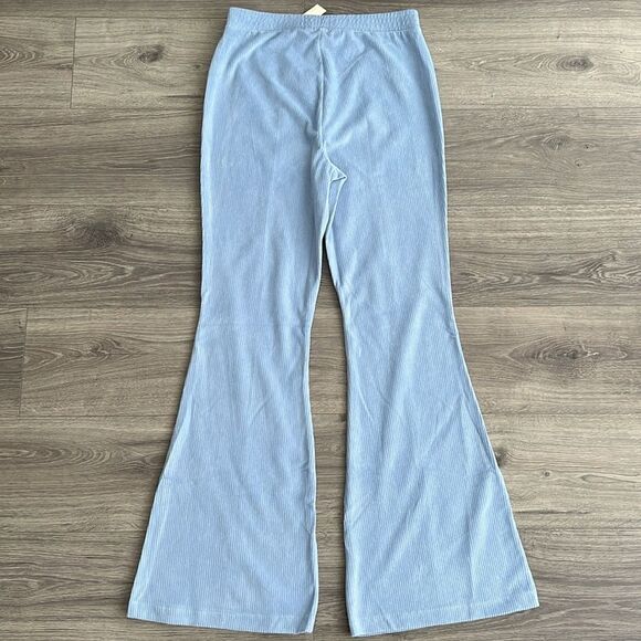 Aerie Light Blue Flare Pants - Picture 5 of 7
